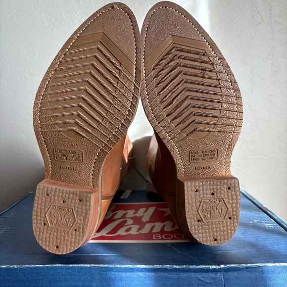 Tony Lama 4013 Brown Leather Western Boots | Men’s 8.5 EE | Discontinued | NWT - Picture 5 of 11